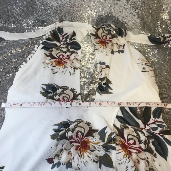 💋Floral high low maxi dress - Picture 7 of 8